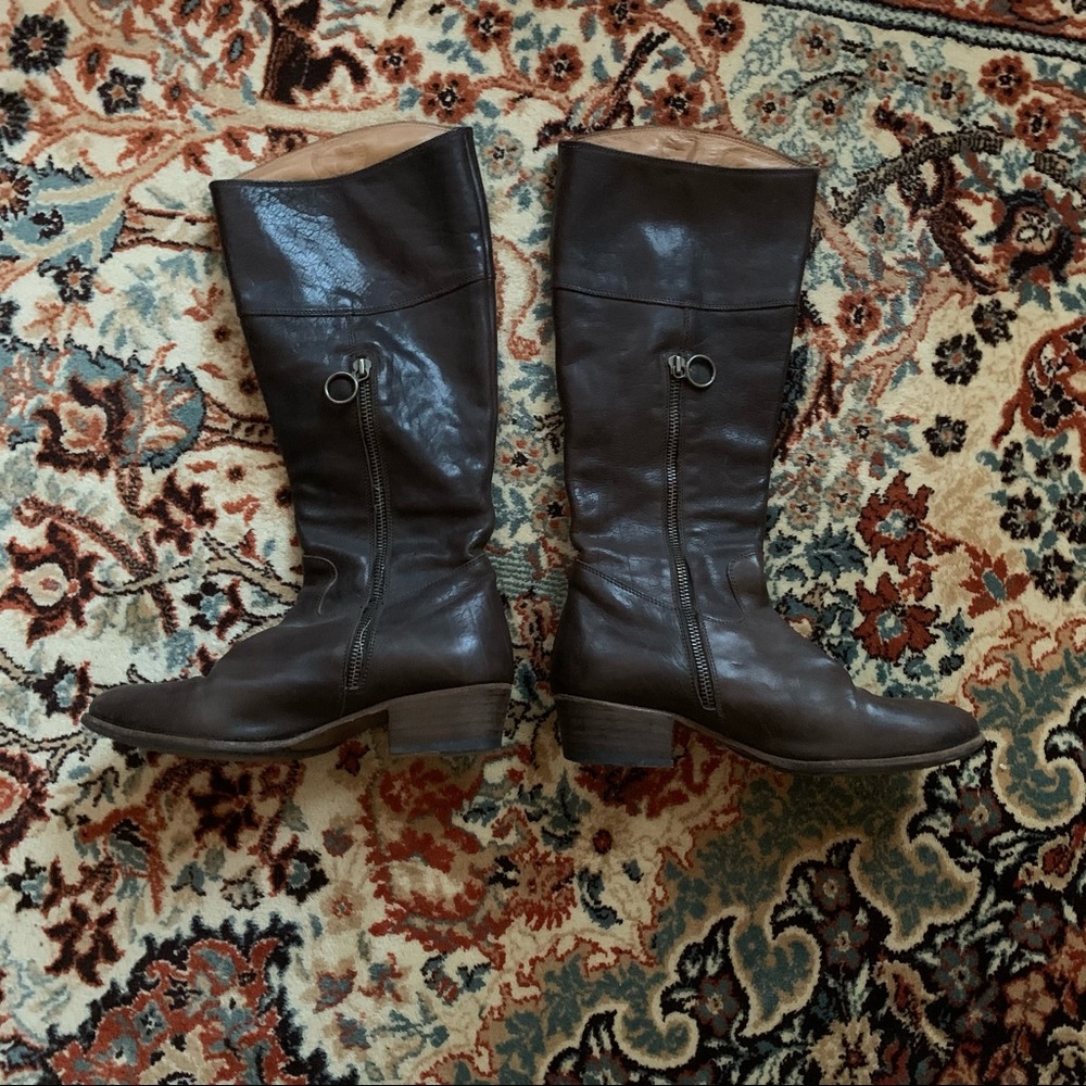 Fiorentini + Baker Brown Knee-High Boots